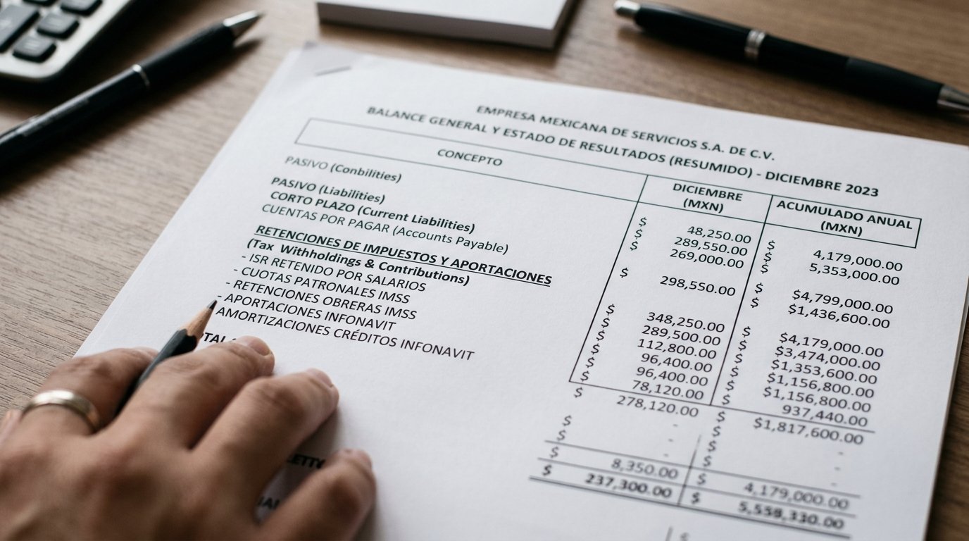Deducciones Fiscales de ISR e IMSS en Nómina Mexicana